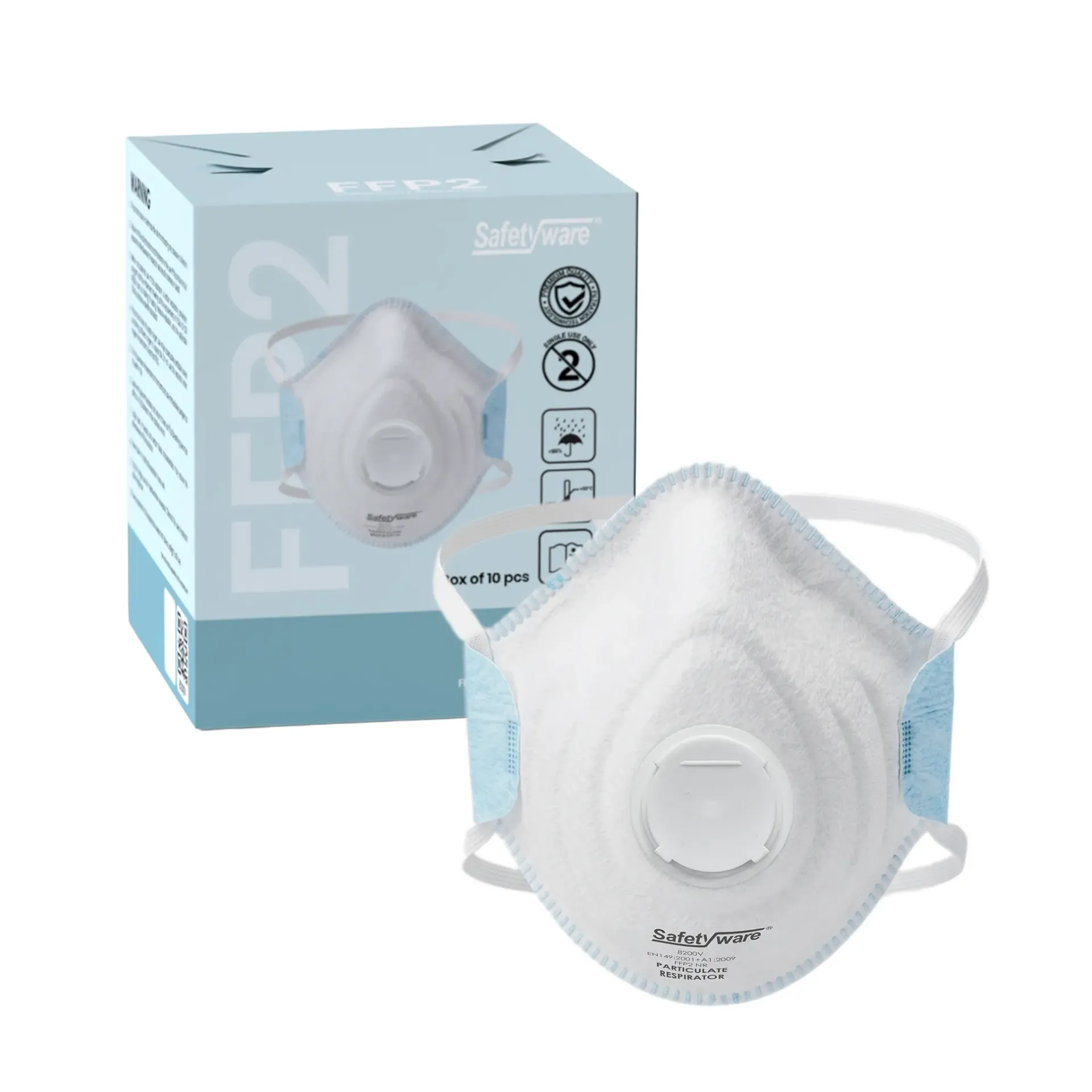 SAFETYWARE FFP2D Particulate Respirator with Valve