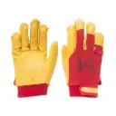 SAFETYWARE Premium Quality Soft Goat Grain Driver Gloves (Knitted Back)