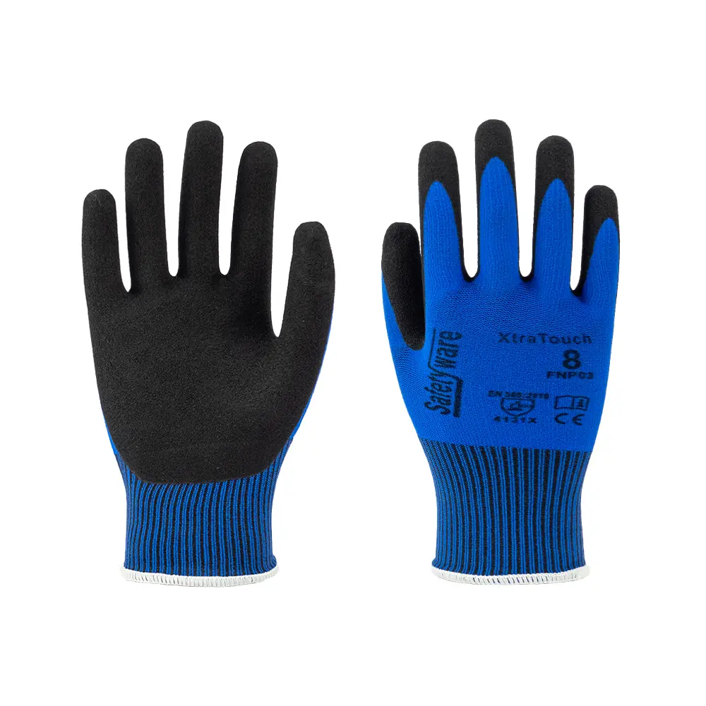 SAFETYWARE XtraTouch FNP03 15-Gauge Nylon/Spandex Liner with S-Touch Palm Coating