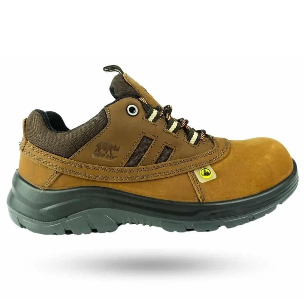 RHINO SHOE PU Series PrimeGuard CH101KP Low-Cut with Lace Safety Shoes