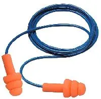 [HP301] SAFETYWARE DuraFit Metal Detectable Corded TPR Ear Plugs with Casing